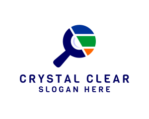 Glass - Magnifying Glass Company logo design