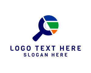 Advertising - Magnifying Glass Company logo design