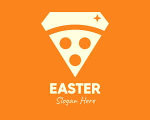 Shiny Pizza Restaurant Logo