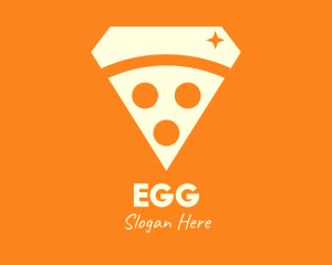 Shiny Pizza Restaurant Logo