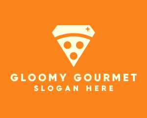 Shiny Pizza Restaurant logo design