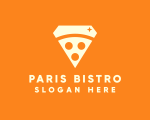 Shiny Pizza Restaurant logo design