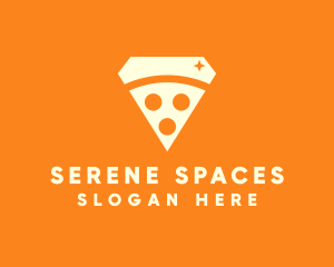 Shiny Pizza Restaurant logo design