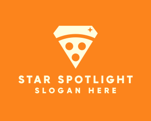 Shiny Pizza Restaurant logo design