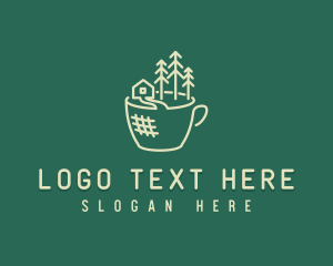 Travel - Coffee Cup Nature logo design