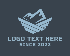 Mountaineer - Outdoors Summit Wings logo design
