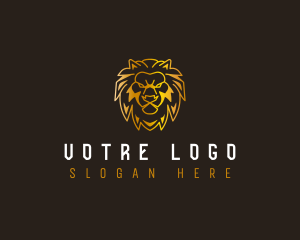 Aristocrat - Modern Lion Face logo design