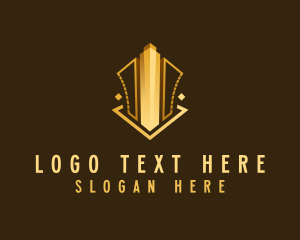 Residential - Realty Luxury Building logo design