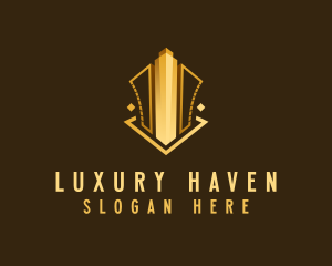 Realty Luxury Building logo design