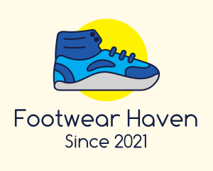 Shoe Sneaker Footwear logo design