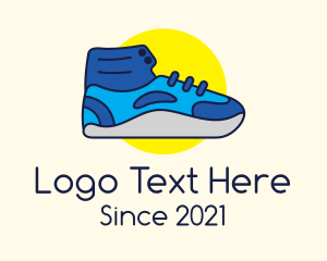 High Top - Shoe Sneaker Footwear logo design