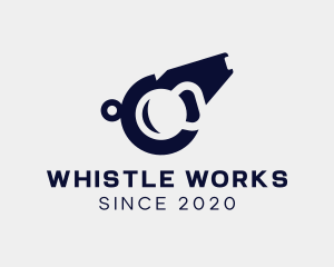 Whistle - Fitness Kettlebell Whistle logo design