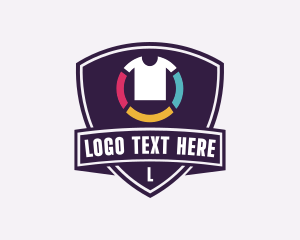 Clothes - Shield T-Shirt Printing logo design