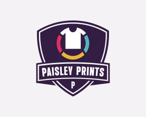 Shield T-Shirt Printing logo design