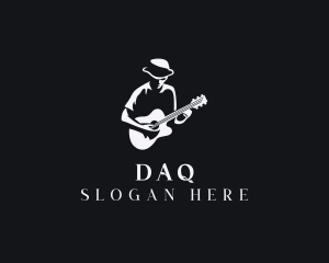 Guitar Musician Concert Logo