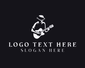 Musician - Guitar Musician Concert logo design