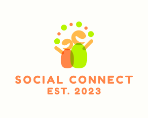 Social People Community  logo design