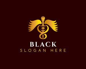 Medical Caduceus Clinic logo design