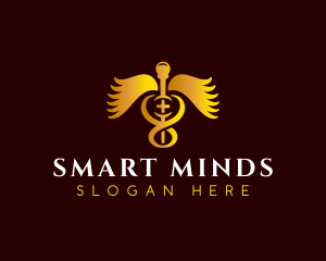 Pharmaceutical - Medical Caduceus Clinic logo design