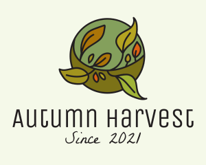 Nature Autumn Garden logo design