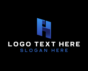 Streaming - Cyber Tech Digital Letter A logo design