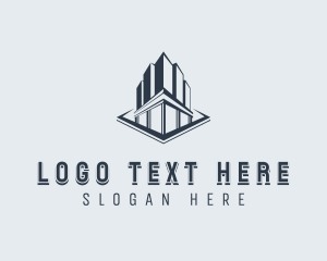 High Rise - Building Realtor Property logo design