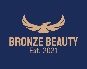 Bronze Patriotic Eagle  logo design