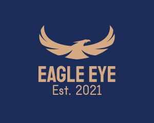 Bronze Patriotic Eagle  logo design