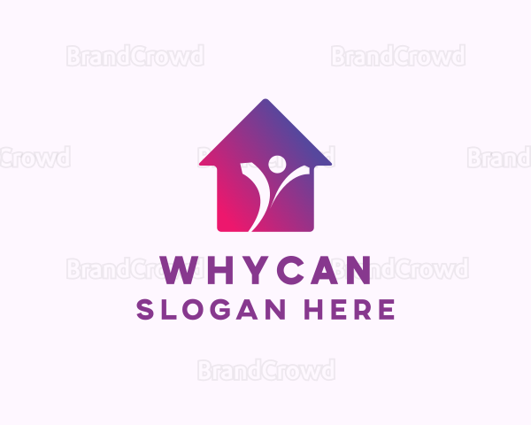 Happy House Owner Logo