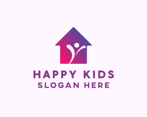 Happy House Owner logo design