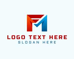 Lettermark - Creative Multimedia Envelope logo design