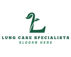  Landscaping Eco Leaf Letter L logo design