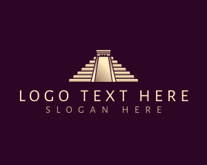 Chichen Itza Pyramid Logo