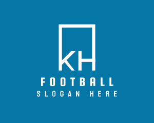 Business Letter KH Monogram Logo