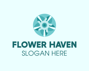 Nature Botanical Flower  logo design