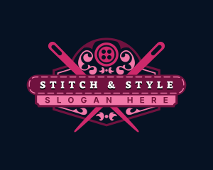 Dressmaker - Dressmaker Sewing Tailor logo design