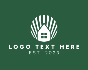 Leasing - Real Estate House Shell logo design