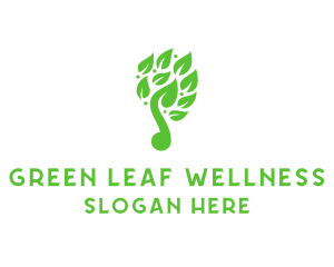 Green Leaf Music logo design