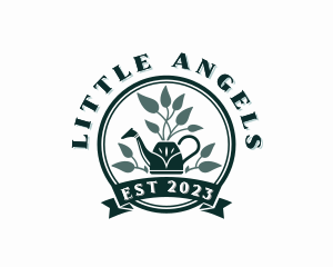Landscaping Watering Can Logo