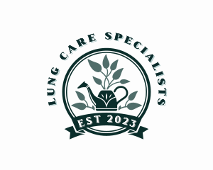 Landscaping Watering Can logo design