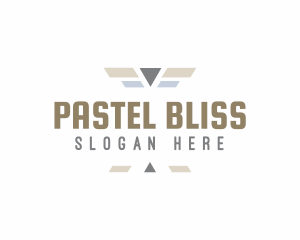 Pastel Military Wordmark logo design