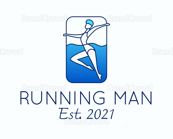 Athletic Swimming Performance Logo