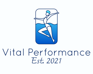 Performance - Athletic Swimming Performance logo design