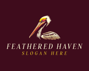 Birdwatching - Pelican Bird Avian logo design