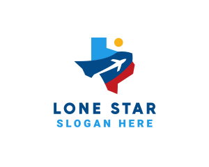 Texas Air Travel logo design