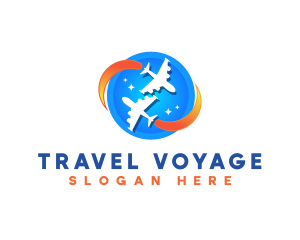 Trip - Airplane Travel Trip logo design