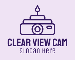 Webcam - Film Projector Cake logo design
