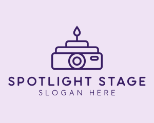 Film Projector Cake  logo design