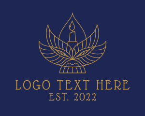 Boho - Spa Candle Decor logo design