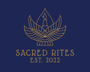 Ritual - Spa Candle Decor logo design